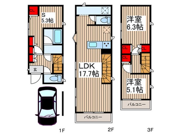 Kolet市川♯11の物件間取画像